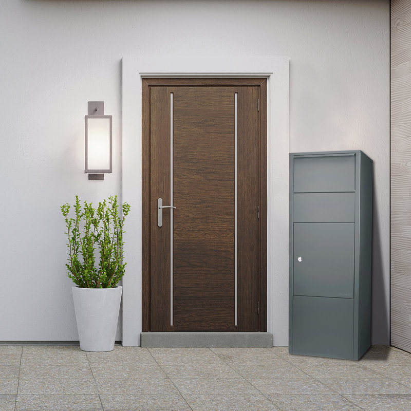 Large Single Compartment Locking Parcel Drop Box