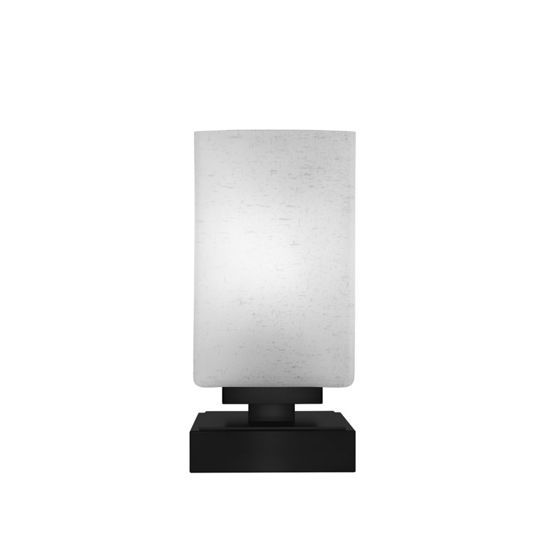 Lampe d'appoint Aneka, Noir mat