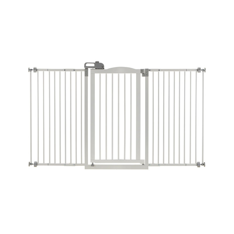 Wood Pressure Mounted Pet Gate, 38" H x 36" W, Light Wood