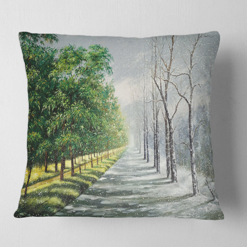 Coussin Winter and Summer United - Country, 16 po x 1 po