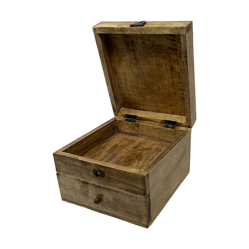 Cannabis Box with Drawer - Natural