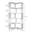 Cuadra Corner Bookcase-450474414