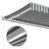 Manual Retractable Awning With LED Anthracite&White