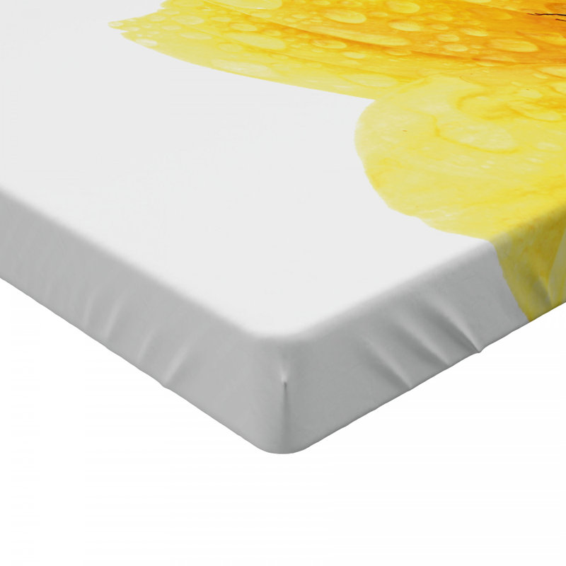 Microfiber Floral Fitted Sheet, Twin XL Fitted Sheet