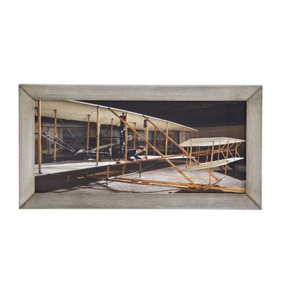 15.7X1.2X29.9" Flight Diptych Wall Art Traditional Plane Design, Multicolored