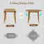 Ensemble repas 5 pièces pour 4 | Table pliante et chaises rembourrées-315186409