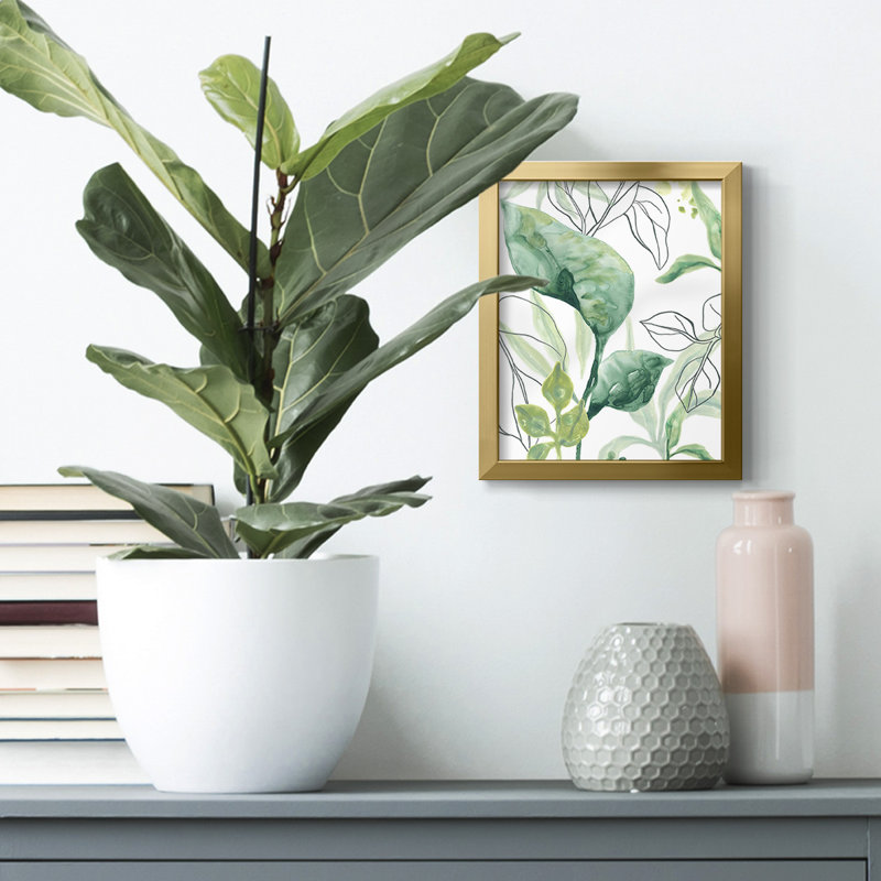 " Patterned Leaf Shapes IV "