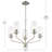 Celino Three-Light Chandelier with Clear Glass-894509638-894509692-894509693