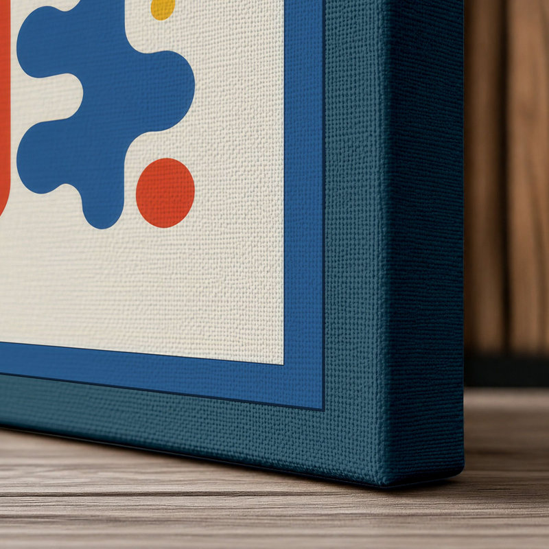 Print, 30x20 - 76.2 x 50.8 cm, Teal Border