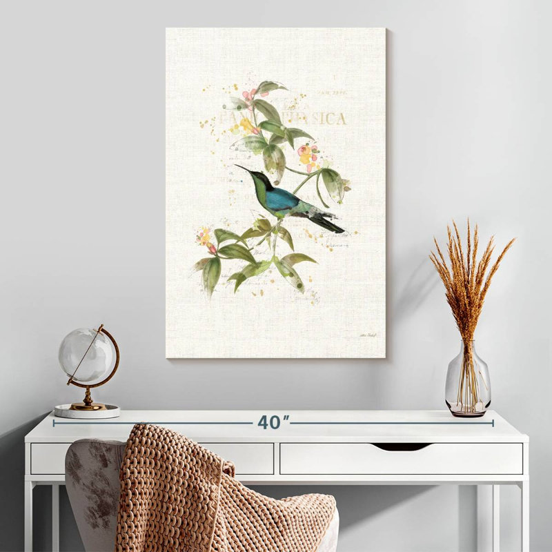 Colibris colorés Brampt IV, H 30 po x l 20 po