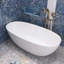 Baignoire de trempage autoportante 65 po. X 29 po. Blanche