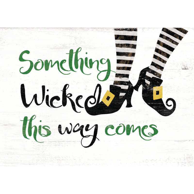 Something Wicked Witch - Wrapped Canvas Print,  81cm H x 122cm W 