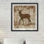 Deer Crossing - reproduction de cadre photo-1391970640