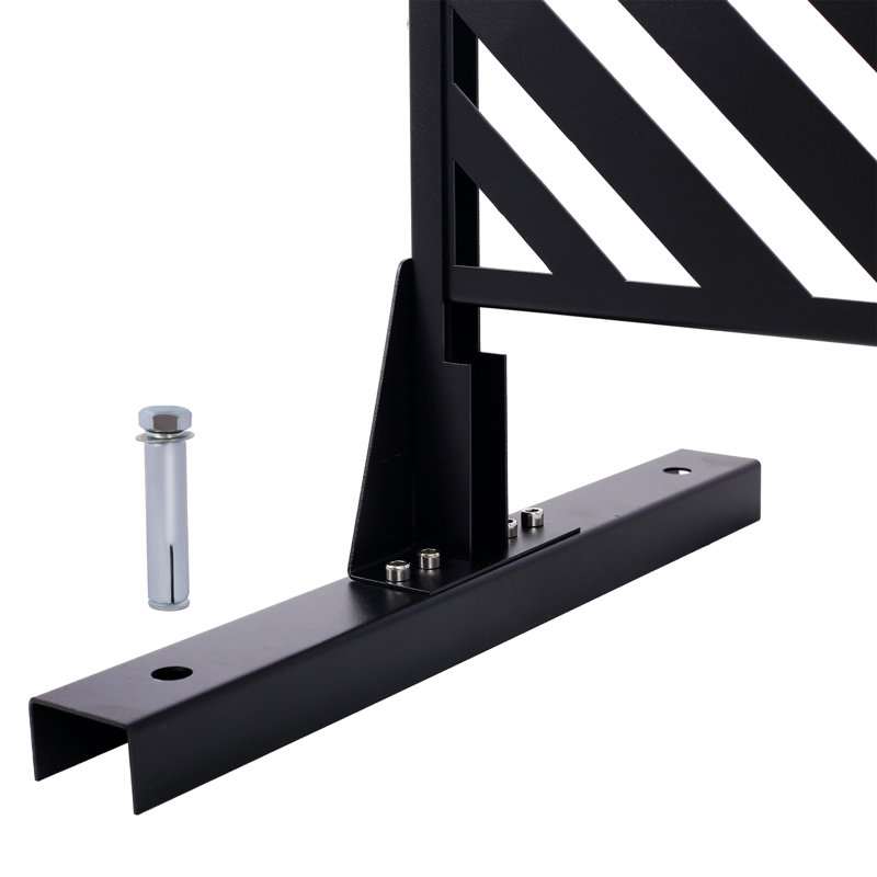 Écran d'intimité extérieur et intérieur H 76 po x l 48 po, Noir