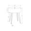 Repose-pieds Rxi, siège rond en polyester de 16 po-102957792