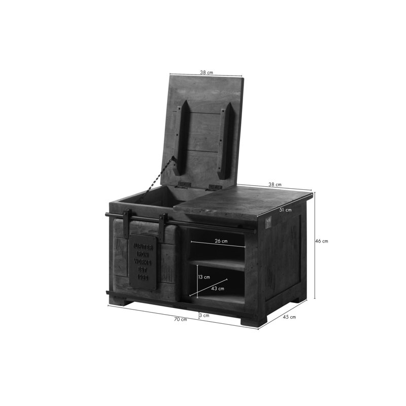 Railway Blanket Chest