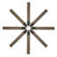 Renegade 8 - Blade Outdoor Integrated LED Smart Standard Ceiling Fan with Remote Control and Light Kit Included-48482678-48482677-48482672