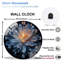 Horloge murale en cristal 12 po