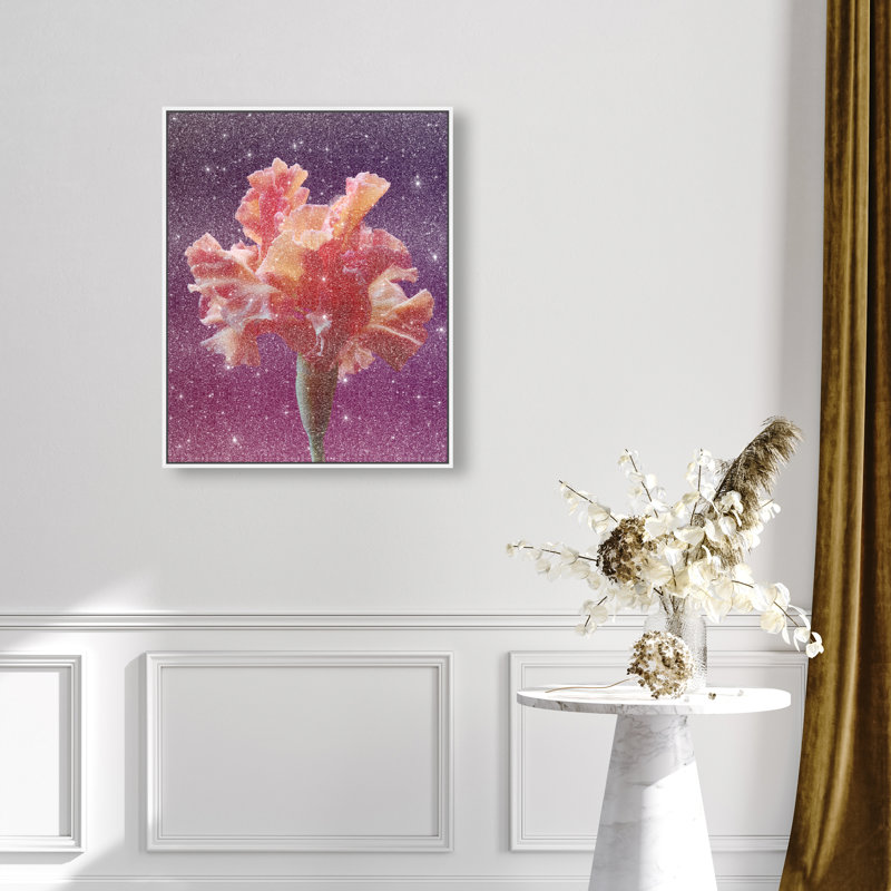 Taffeta Twilight I Print by Oliver Gal, 25"H x 31"W, White Floater Frame