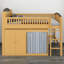 Lit mezzanine avec garde-robe, armoire de rangement-1242013192