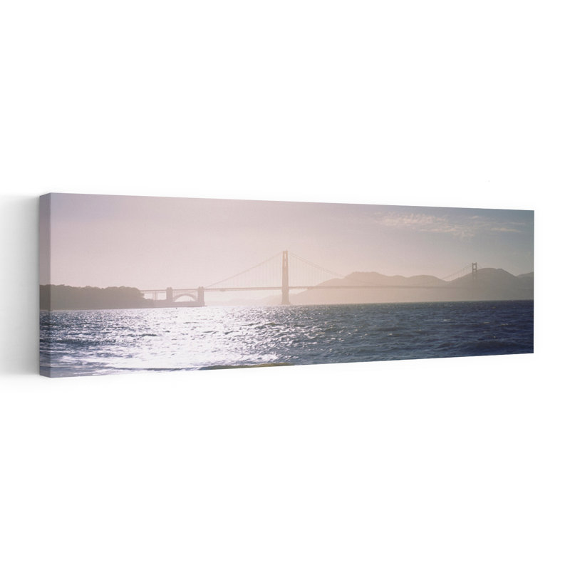 Golden Gate Bridge California USA by Thomas Winz - Wrapped Canvas Panoramic Print, 40.64 cm H x 121.92 cm W