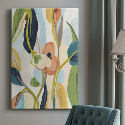 Jungle Jewels III - peinture sur toile tendue