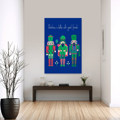 «Christmas», Casse-noisette, amis, hiver coloré traditionnel, impression murale