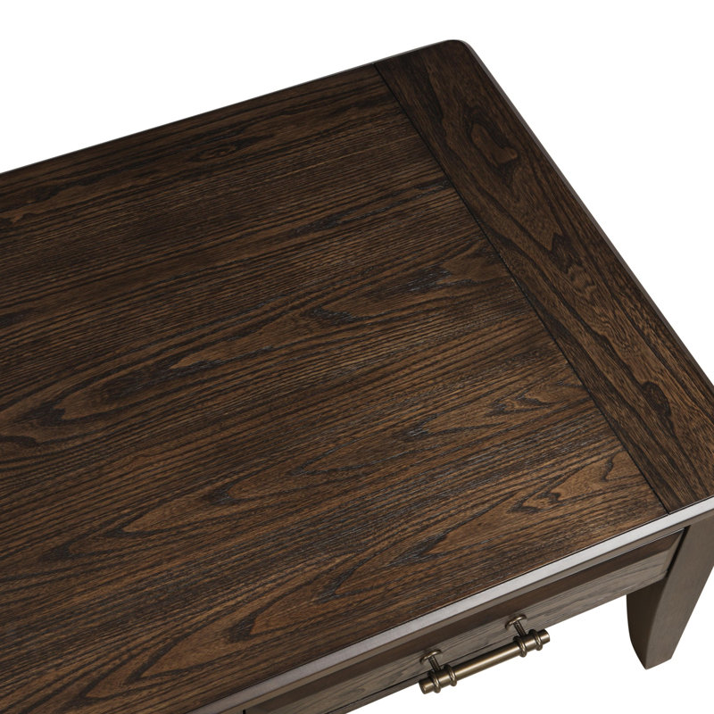 Susan Traditional Wooden Cocktail Table with 2 Sliding Drawers