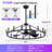 41-Inch Wagon Wheel Chandelier Fan-503017819