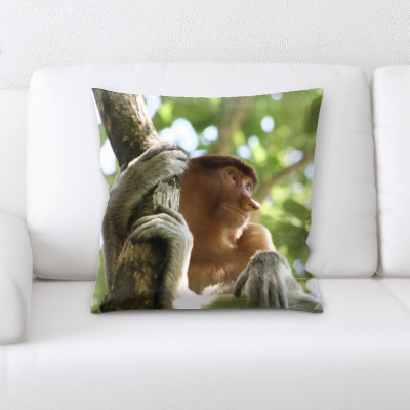 Microsuede Throw Pillow