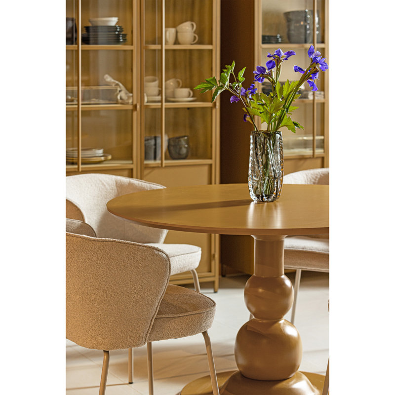 Blanco Round Solid Wood Dining Table