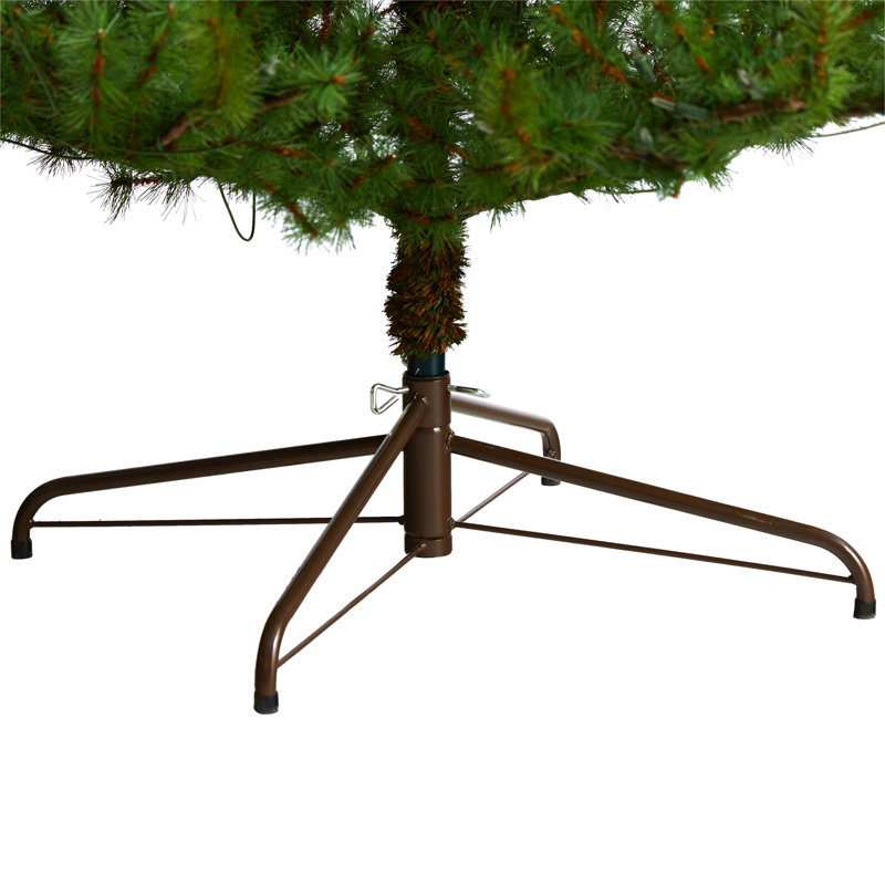 Green Pine Artificial Christmas Tree, H 7 pi, Illuminée