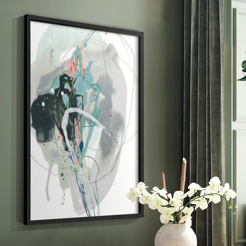 Stone Aperture I Framed Print - Solid Wood, Black, 10" H x 8" W