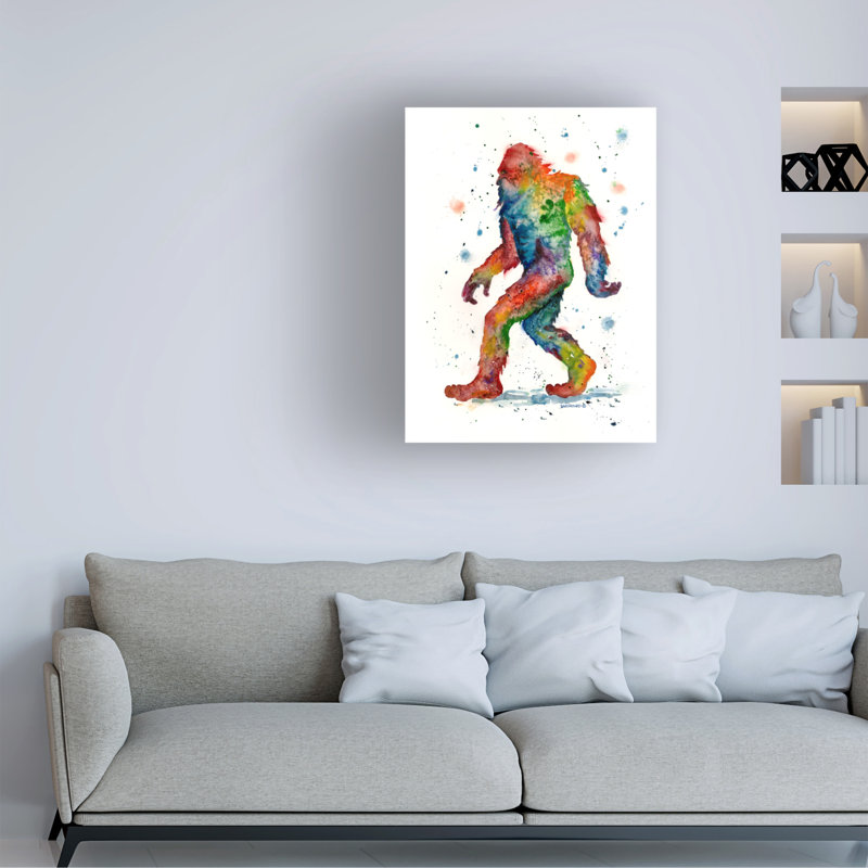 Art sur toile Dave Bartholet Sasquatch, H 35 po x l 47 po