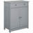 Dinan kleankin Bathroom Floor Cabinet, Wooden Bathroom Cabinet with 2 Doors, 2 Drawers and Adjustable Shelf, Freestanding Storage Cabinet for Bathroom
