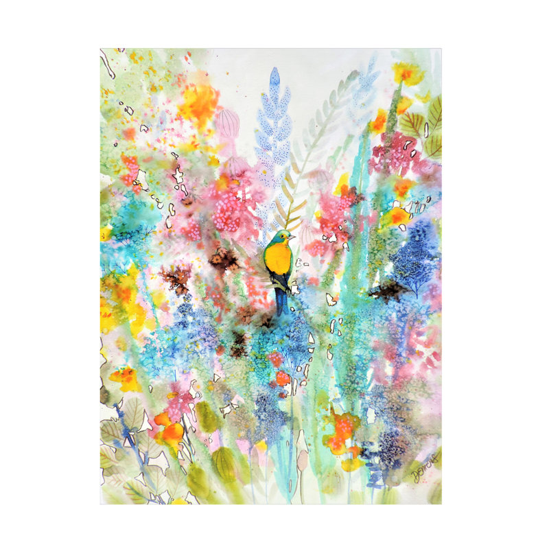 Art sur toile Sylvie Demers, H 19 po x l 14 po