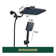 Adjustable 12" Rectangular High Pressure Dual Shower Head with 6-Spray Handheld Shower with Filter