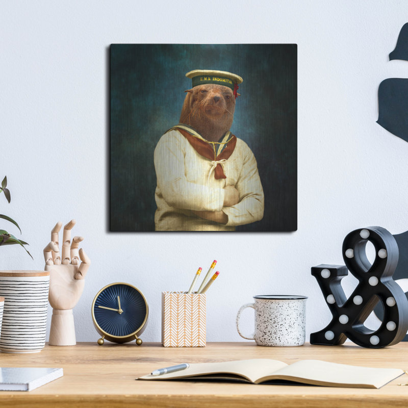 «The Bad Boy» par Martine Roch, H 12 po x l 12 po