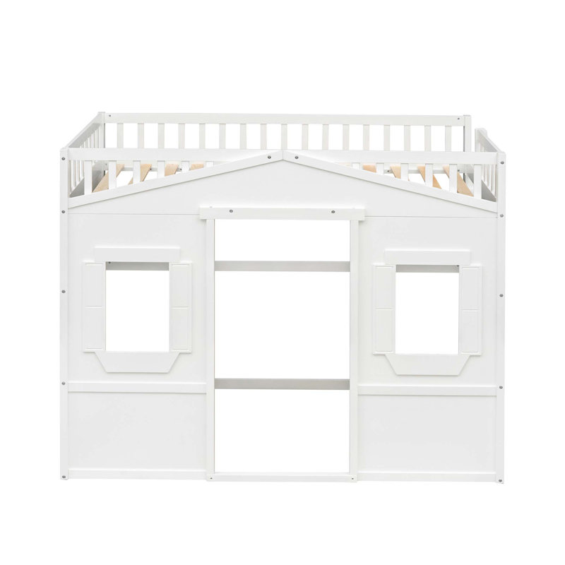 Lit mezzanine avec échelle House, Simple, Blanc