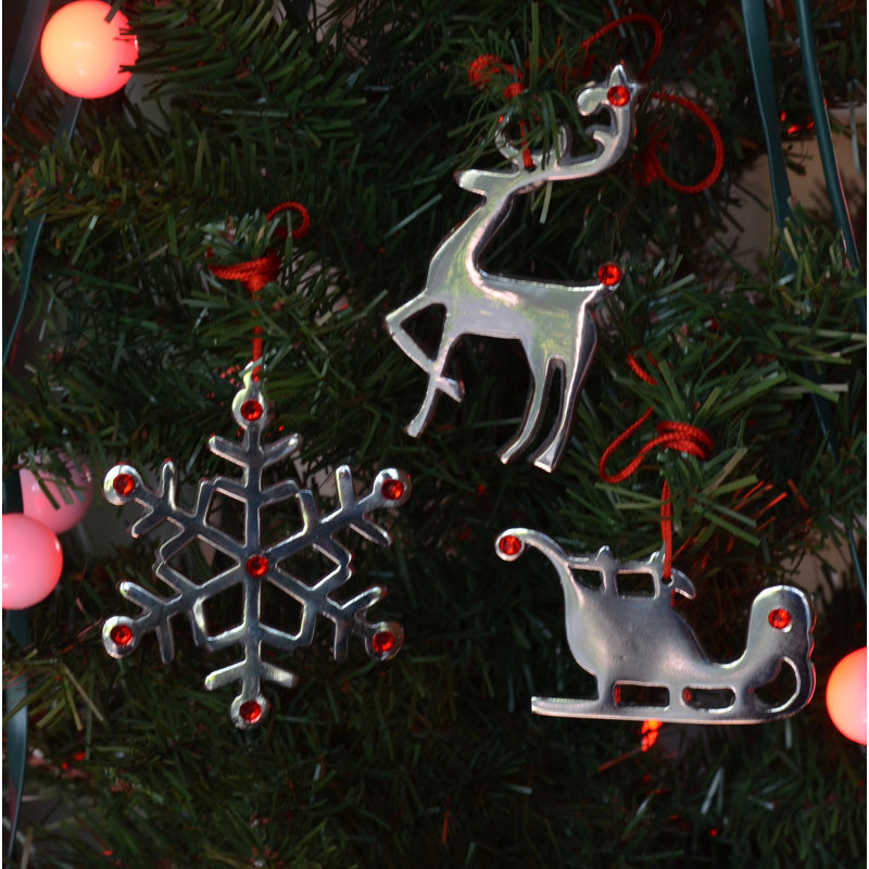 4.5'' Handmade Metal Hanging Figurine Ornament