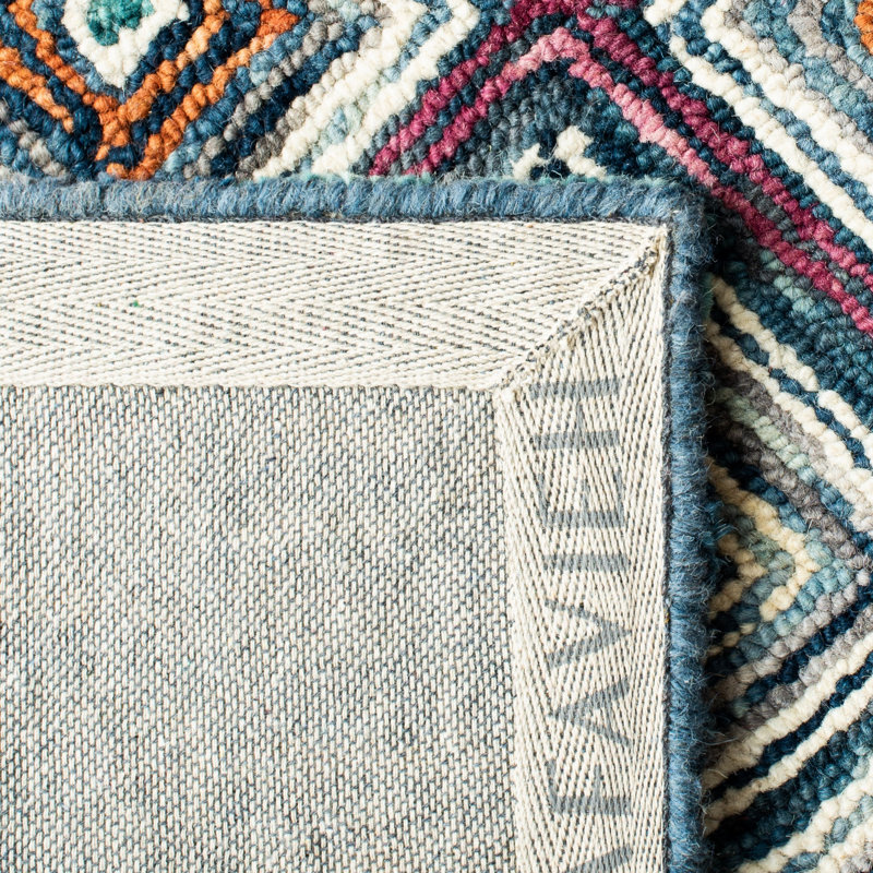 Deyoung Hand Tufted Wool Geometric Rug, Rectangle 8' x 10'