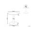 VITTUONE Round Steel Outdoor Coffee Table - 50 cm W 50 cm D