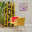 Cadre flottant Vivid Disco Dream avec marguerites, design par Jess Stempel-464930254-464930259