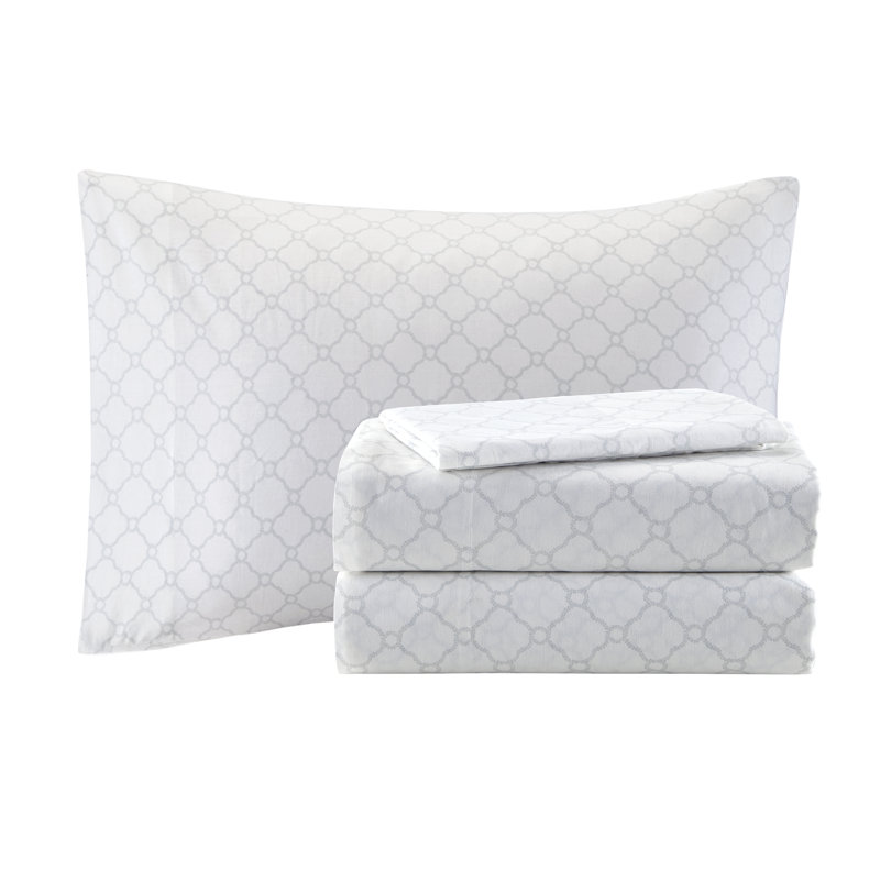 Twin Gray Microfiber 7-Piece Comforter and Sheet Set