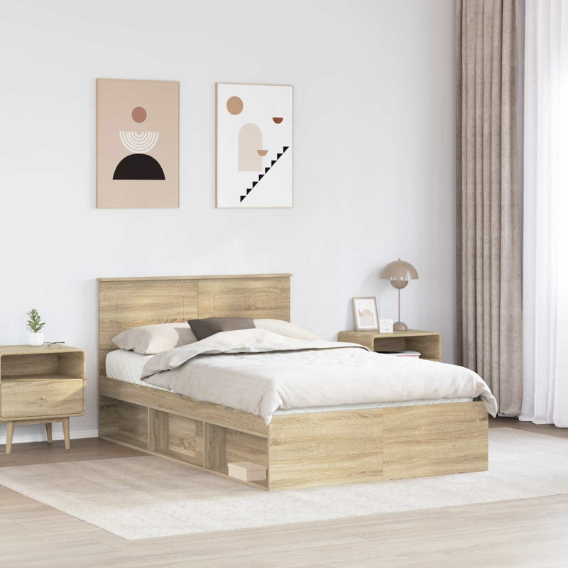 Bed, Small Double (4'), Sonoma