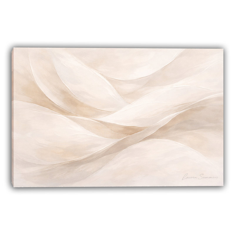 Art mural doux tendu sur toile tendue, L 48 po x H 32 po x P 1,5 po