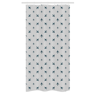 %100 Polyester Semi Sheer Curtain Single Panel
