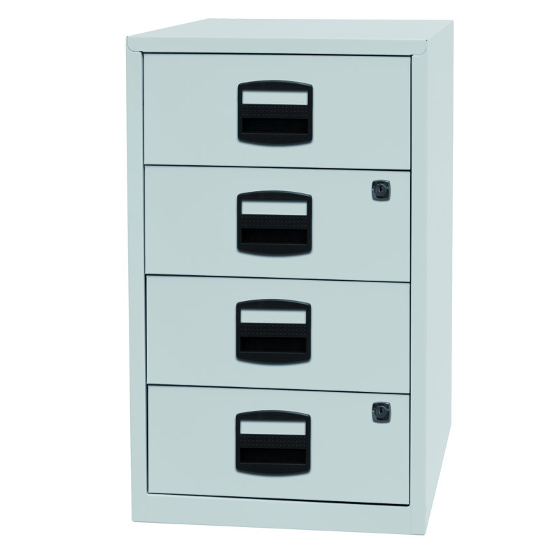 Pfa 41.3cm Wide 4 -Drawer File Cabinet, Light grey