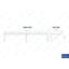 Tablette murale 16 "x 72" Amgood
