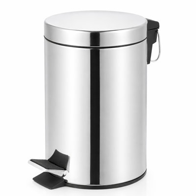 Crenshaw Metal Step On Kitchen Trash Can